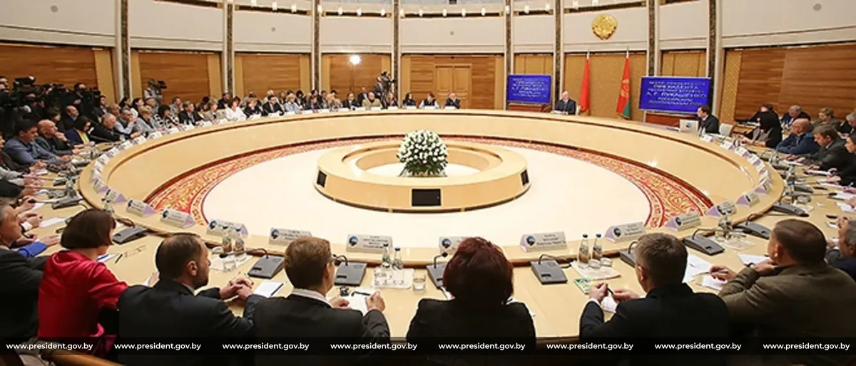 Пресс-конференция Александра Лукашенко. Фото: <a href="https://president.gov.by/ru/events/press-konferentsija-prezidenta-respubliki-belarus-aglukashenko-zhurnalistam-rossijskix-regionalnyx-sredstv-10025ъ">Президент Беларуси</a>