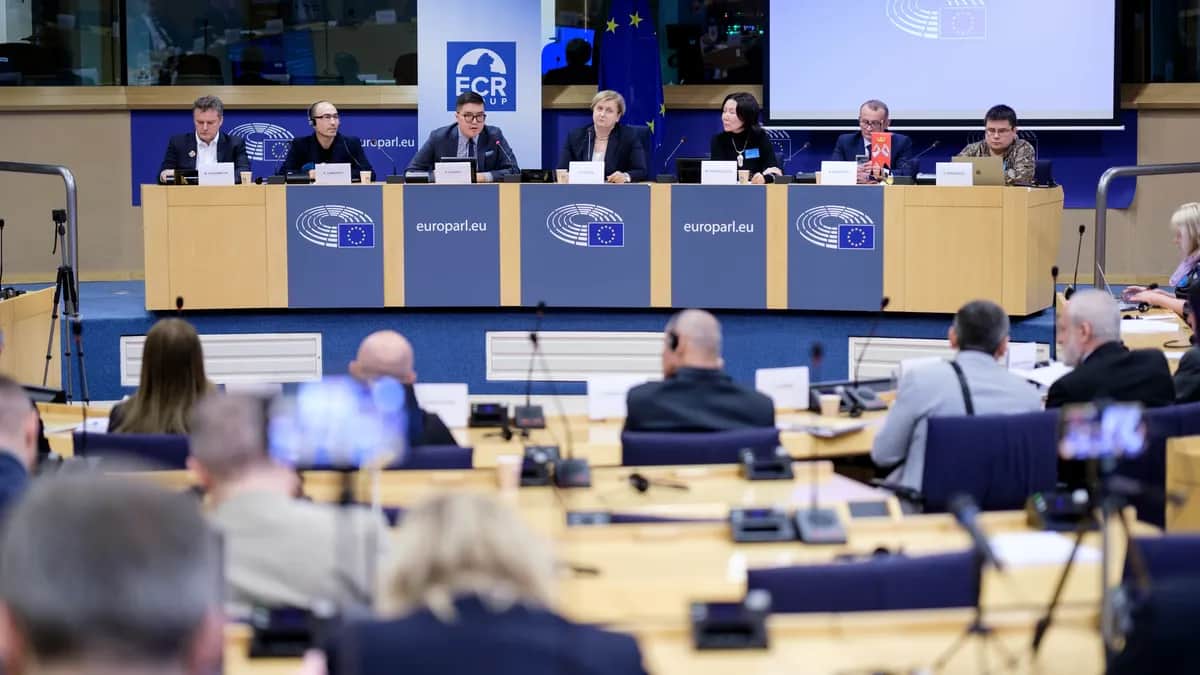 Спикеры 5-го форума Свободных народов ПостРоссии. Фото: Thierry Monasse / Getty Images