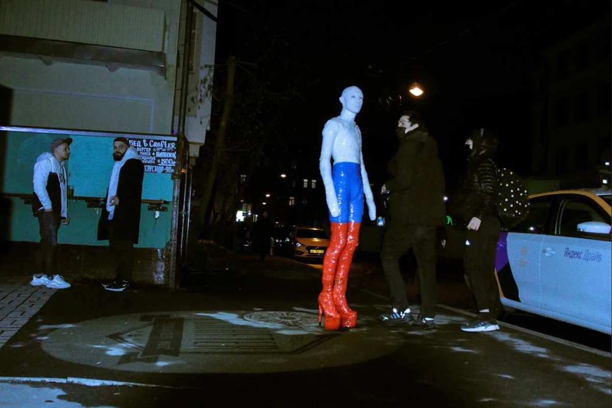 Акция в поддержку Алексея Навального, Москва, 2021 год. Фото из личного архива